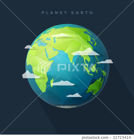 polygon east earth hemisphere on dark polygon east earth hemisphere on dark 32723414