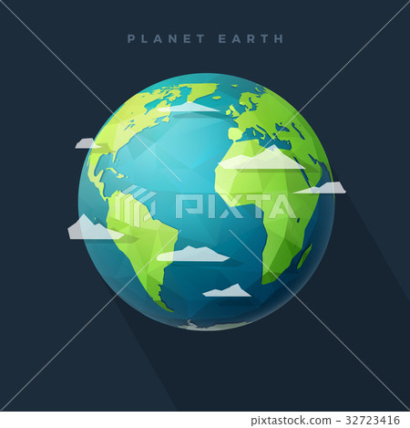 polygon west earth hemisphere on dark polygon west earth hemisphere on dark 32723416