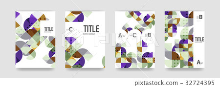 Set of brochure cover templates 32724395