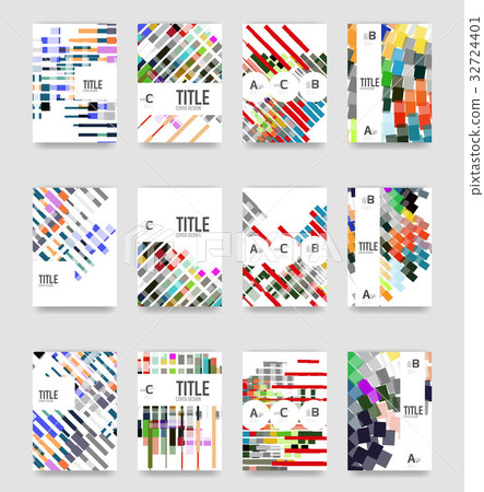 Set of brochure cover templates Set of brochure cover templates 32724401