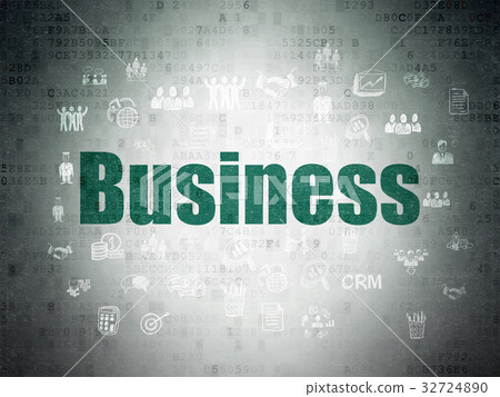 Finance concept: Business on Digital Data Paper Finance concept: Business on Digital Data Paper 32724890