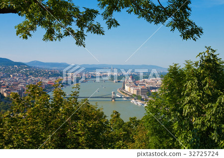 Panorama of Budapest, Hungary 32725724
