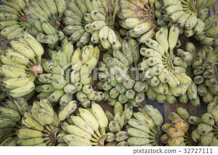 LAOS VIENTIANE TALAT SAO MARKET BANANA 32727111