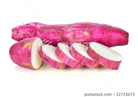 sweet potato on the white background sweet potato on the white background 32728673