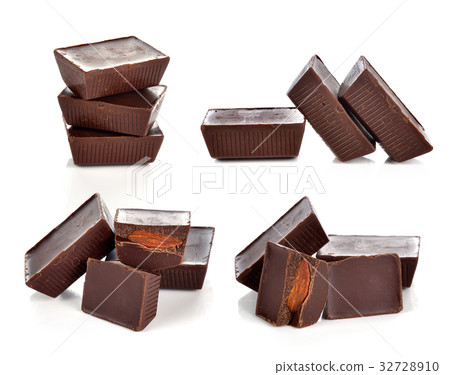 Chocolate isolated on white background 32728910