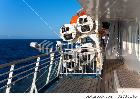 On the ship deck 32730180