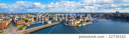 Aerial panorama of Stockholm, Sweden Aerial panorama of Stockholm, Sweden 32730181