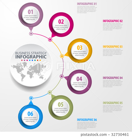 Business Infographics design template illustration Business Infographics design template illustration 32730461