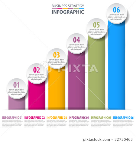 Business Infographics design template illustration Business Infographics design template illustration 32730463