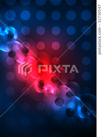 Glowing circles in the dark Glowing circles in the dark 32730547