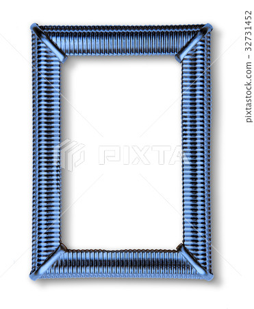 Blue metal frame Blue metal frame 32731452