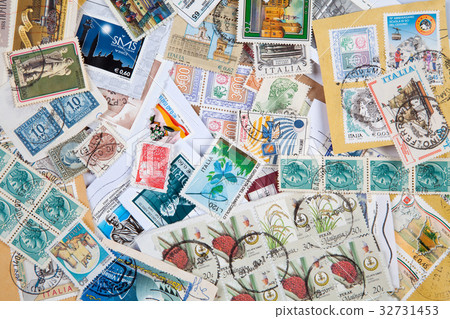 Old postage stamps 32731453