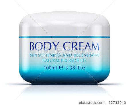 Container with skin cream 32733940