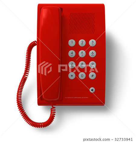 Red office phone 32733941