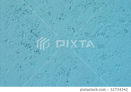 Blue plaster wall texture 32734342
