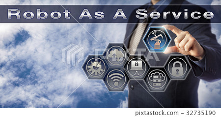 Blue Chip Manager Facilitating Robot As A Service 32735190