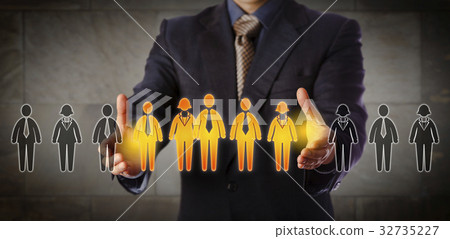 Director Building A Mixed Gender Management Team Director Building A Mixed Gender Management Team 32735227