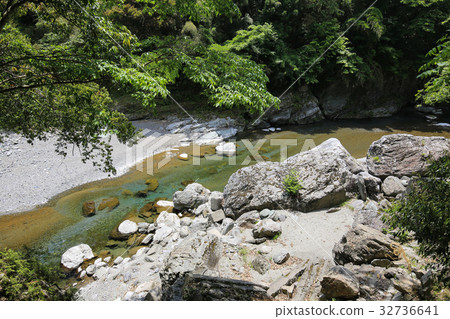 Landscape of Kenkyo in Mima City, Tokushima Prefecture Landscape of Kenkyo in Mima City, Tokushima Prefecture 32736641