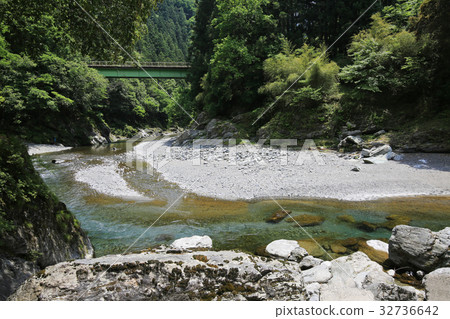 德島縣美馬市的Kenkyo景觀 德島縣美馬市的Kenkyo景觀 32736642