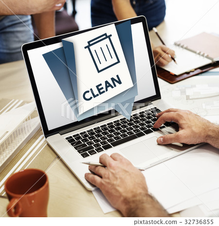 Delete Remove Trash Can Application Graphic 32736855