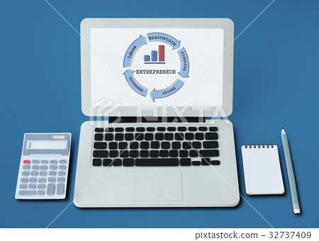 Business Venture Success Diagram Concept 32737409