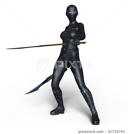 Female Cyborg Fencer Female Cyborg Fencer 32738742