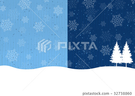 雪聖誕節日本紙背景 32738860