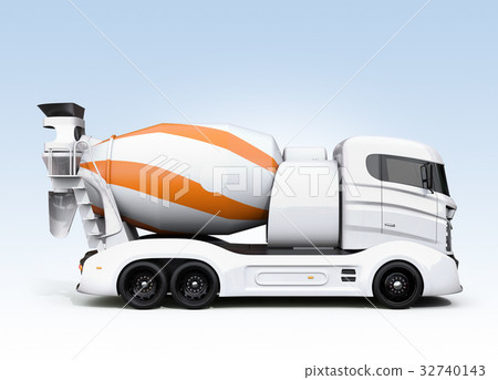 CG image of electric motor driven track mixer 32740143