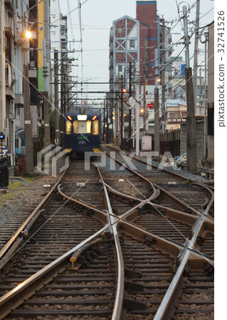 Tramway and street Tramway and street 32741526