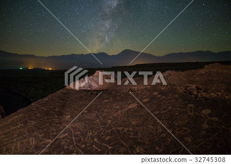 Native American murals and Milky Way Galaxy 2 Native American murals and Milky Way Galaxy 2 32745308