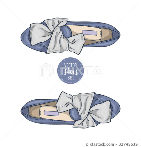 Fashionvector color womens shoes. Fashionvector color womens shoes. 32745639