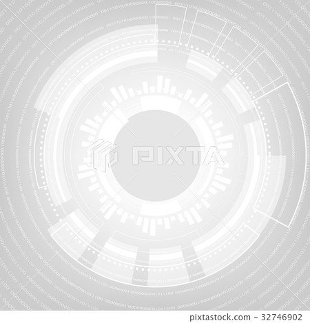 Technology hi-tech gray color background. - Stock Illustration ...