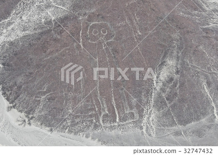 [World heritage of Peru] Ground painting of Nazca 32747432