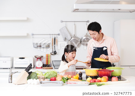 廚房食品家庭父母兒童生活方式 32747773