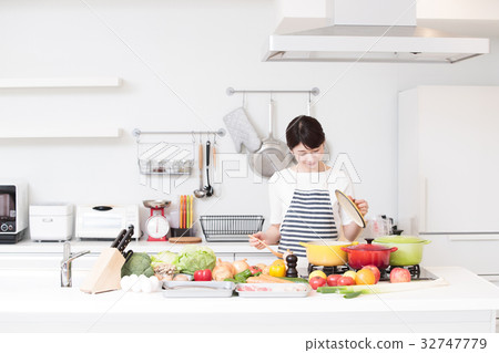 廚房美食女士家庭主婦烹飪課生活方式 32747779