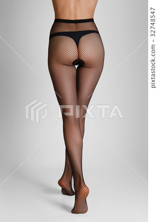 Walking away long slim female legs  32748547