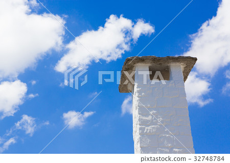 White chimney White chimney 32748784