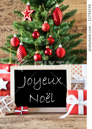 Tree With Text Joyeux Noel Means Merry Christmas Tree With Text Joyeux Noel Means Merry Christmas 32749248