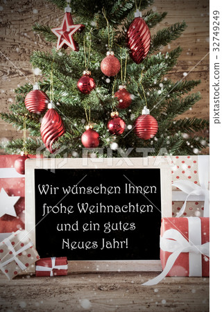 Tree Text Frohe Weihnachten Means Merry Christmas Tree Text Frohe Weihnachten Means Merry Christmas 32749249