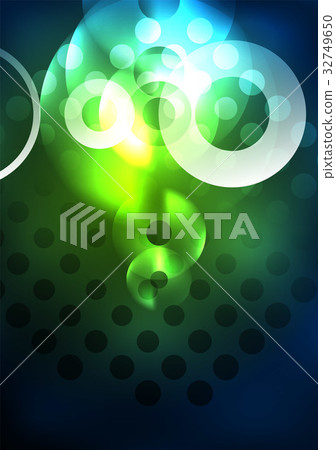 Glowing circles in the dark Glowing circles in the dark 32749650