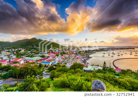 Marigot St. Martin Skyline Marigot St. Martin Skyline 32752941