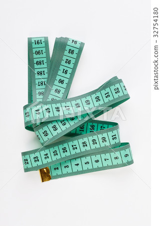 Measuring tape on white background. 32754180