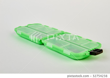 Plastic box for fishing accessories. 32754238
