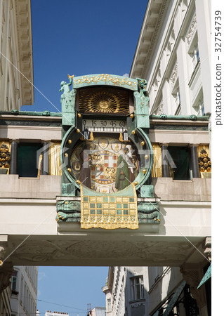 Anker clock (Ankeruhr, 1911) Vienna Anker clock (Ankeruhr, 1911) Vienna 32754739