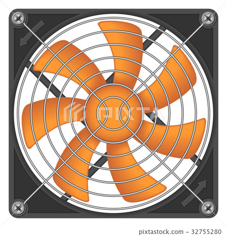 Computer chassis and CPU cooler 32755280