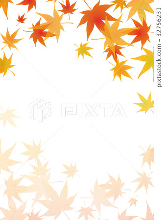 Maple autumn leaves texture background material Maple autumn leaves texture background material 32756231