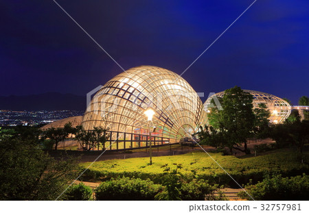 Night view from Fuefukigawa Fruit Park 32757981