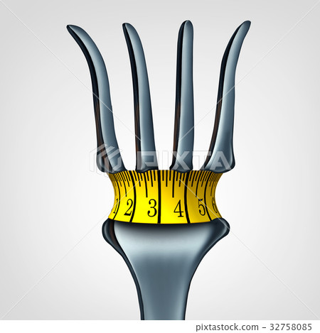 Measuring Tape On Fork Measuring Tape On Fork 32758085