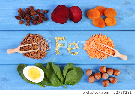 Ingredients and products containing iron 32758281