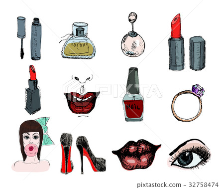 Fashion accessories, cosmetics, jewelry, Fashion accessories, cosmetics, jewelry, 32758474
